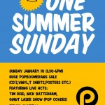 One Summer Sunday Gig Poster